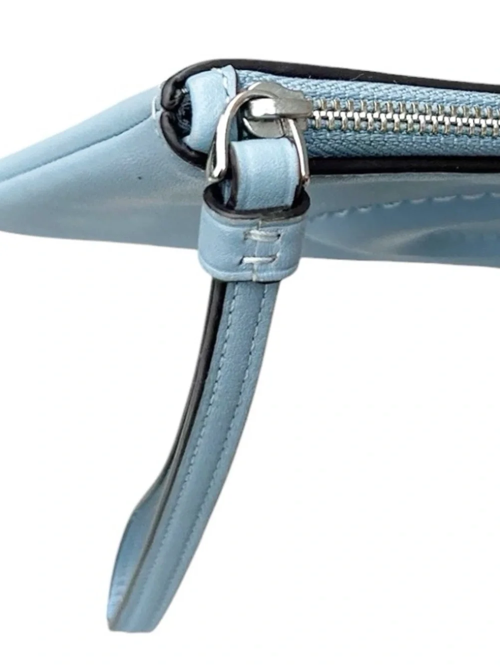 Coach Leather Corner Zip Wristlet